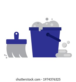 cleaning icon daily routine illustration vector graphic