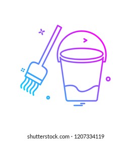 Cleaning icon design vector