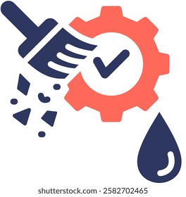 Cleaning Icon Element For Design