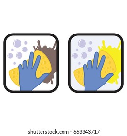 cleaning icon Service vector