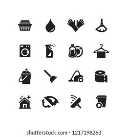 CLEANING ICON SET