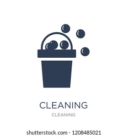 Cleaning icon. Trendy flat vector Cleaning icon on white background from Cleaning collection, vector illustration can be use for web and mobile, eps10