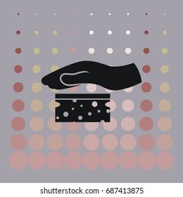 Cleaning icon, vector design element