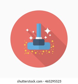 Cleaning icon , Vector flat long shadow design.