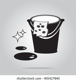 Cleaning icon vector illustration