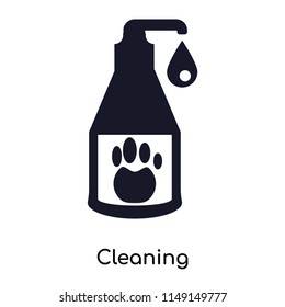 Cleaning icon vector isolated on white background for your web and mobile app design, Cleaning logo concept