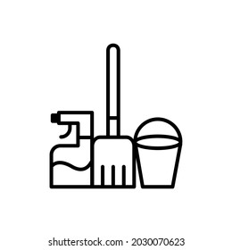 Cleaning icon vector. purity illustration sign. washing symbol. 