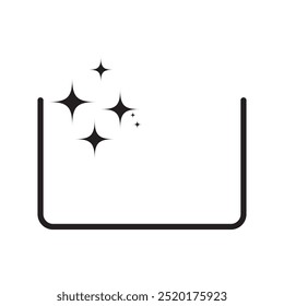 cleaning icon vector set collection isolated on a white background
