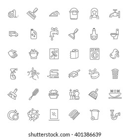 cleaning icons