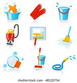 cleaning icons