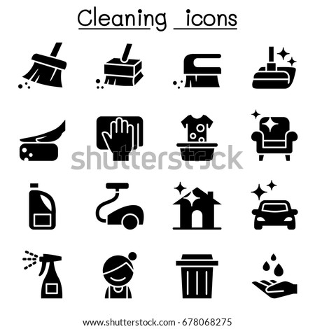 Cleaning icons