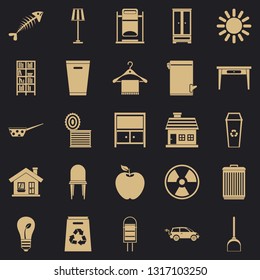 Cleaning icons set. Simple set of 25 cleaning vector icons for web for any design