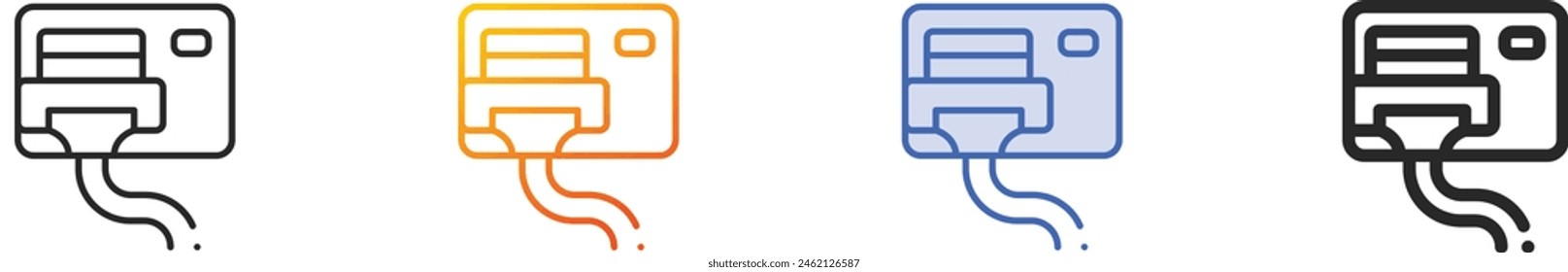 cleaning icon.Thin Linear, Gradient, Blue Stroke and bold Style Design Isolated On White Background