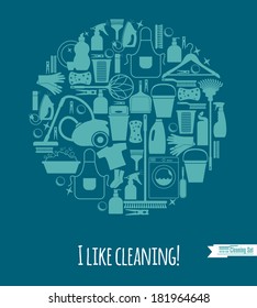Cleaning illustration.