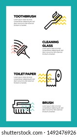 CLEANING AND ILLUSTRATION ICON CONCEPT