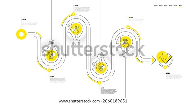 Cleaning Infographic Timeline 4 Steps Lightbulb Stock Vector (Royalty ...