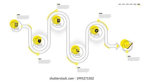 Cleaning Infographic timeline with 5 steps. Workflow process diagram with Clean Window, Wipe cloth, Washing machine and Vacuum cleaner icons. Timeline infograph diagram. Vector