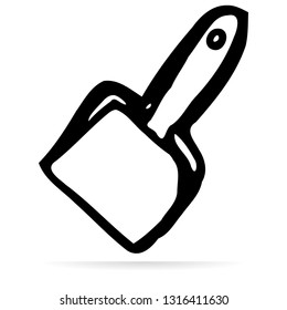 Cleaning isolated vector design icon. Sketch icon isolated on background. Hand drawn sketch. - Vector