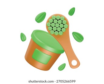 cleaning kit icon 3d illustration render