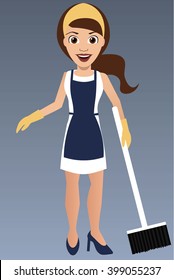 cleaning lady