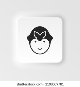 Cleaning Lady Room Service Icon Isolated. Cleaning Lady Icon. Cleaning Icon