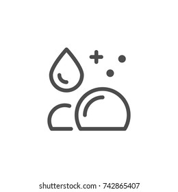 Cleaning line icon
