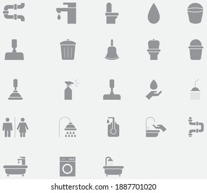 Cleaning line icons. Laundry, Sponge and Vacuum cleaner signs. Washing machine, Housekeeping service and Maid equipment symbols.