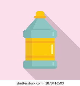 Cleaning liquid bottle icon. Flat illustration of cleaning liquid bottle vector icon for web design