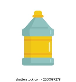 Cleaning liquid bottle icon. Flat illustration of cleaning liquid bottle vector icon isolated on white background