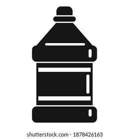 Cleaning liquid bottle icon. Simple illustration of cleaning liquid bottle vector icon for web design isolated on white background