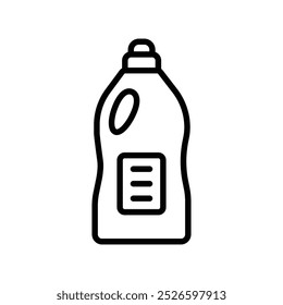 cleaning liquid icon. Outline style design isolated on white background