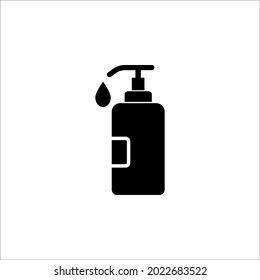 cleaning liquid soap icon. Vector illustration. Design on a white background. EPS 10