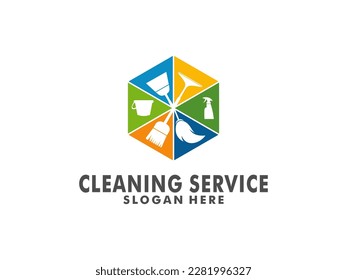 Cleaning Logo Design Inspiration, Cleaning Service logo vector