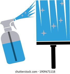 Cleaning logo design vector stock