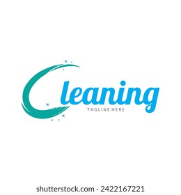 Cleaning logo cleaning house logo cleaning window logo vector design