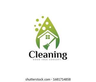 Cleaning Logo Icon Design Vector