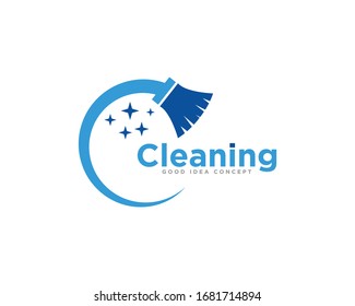 Cleaning Logo Icon Design Vector