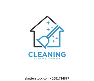 Cleaning Logo Icon Design Vector