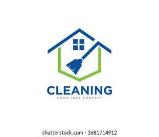 Cleaning Logo Icon Design Vector