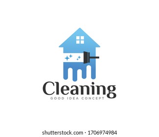 Cleaning Logo Icon Design Vector