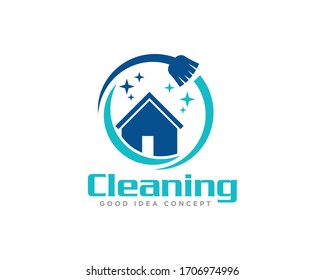 Cleaning Logo Icon Design Vector