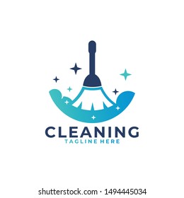 cleaning logo icon vector isolated