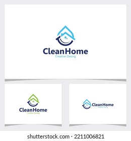 Cleaning logo icon vector isolated