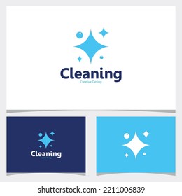 Cleaning logo icon vector isolated