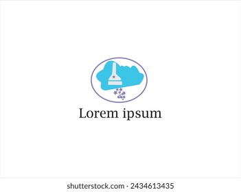 Cleaning logo, illustration, vector, isolate template .