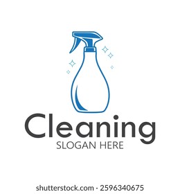 Cleaning logo, cleaning protection logo and house cleaning logo