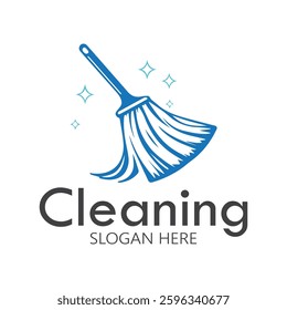 Cleaning logo, cleaning protection logo and house cleaning logo