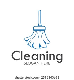 Cleaning logo, cleaning protection logo and house cleaning logo