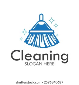 Cleaning logo, cleaning protection logo and house cleaning logo