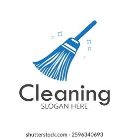 Cleaning logo, cleaning protection logo and house cleaning logo